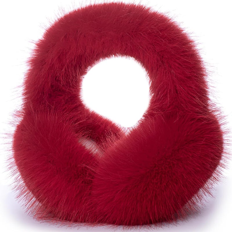 Mottico Winter Ear muffs for Women Men, Fluffy Ear Warmer with Thick Faux Ear Covers, Foldable for Convenience! - Image 1